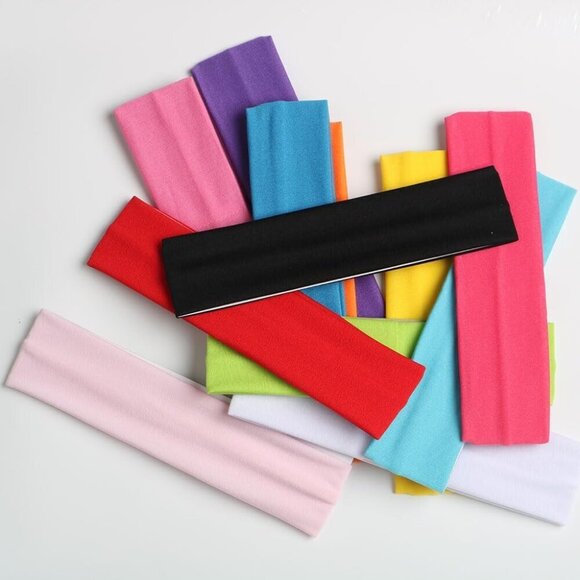 25pcs Yoga Headbands Elastic Sports Headbands for Women Men Girls Workout main image 8